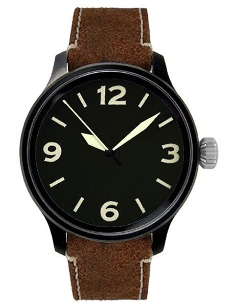 Aristo 42mm Aviator Swiss Automatic Watch with Sapphire Crystal #0H09