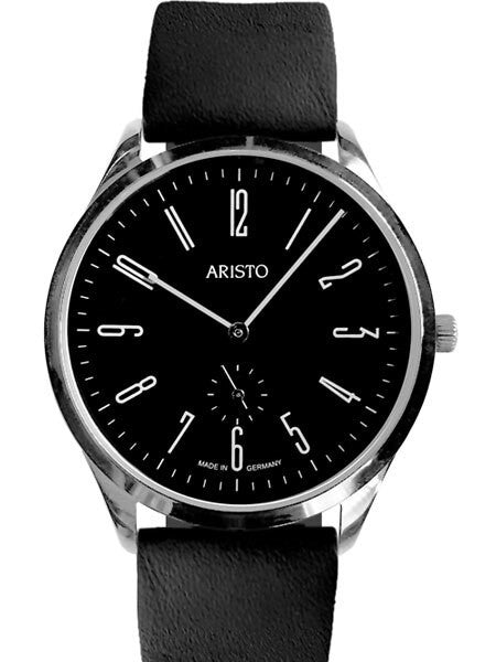 Aristo Bauhaus Style Watch with Swiss Ronda Quartz Movement #4H193