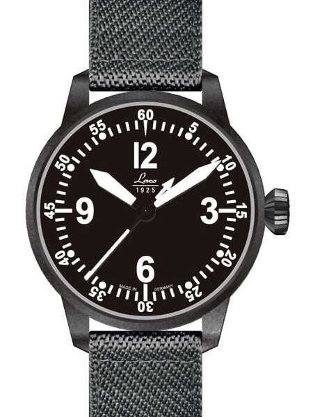 Scratch and Dent - Laco Bell X1 Type A Dial Automatic Pilot Watch with PVD Case and Sapphire Crystal #861907