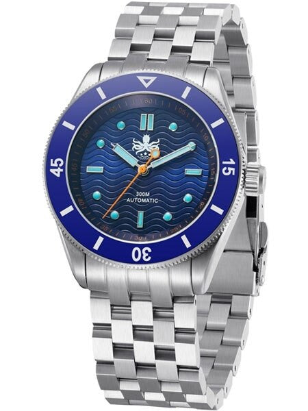 PHOIBOS Wave Master 300-Meter Automatic Dive Watch with AR Sapphire Crystal #PY009B