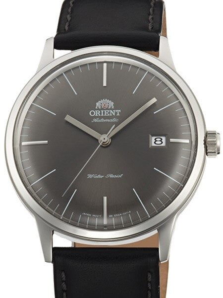 Orient V3 Automatic Dress Watch with Grey Dial, Applied Silver Hour Markers #ER2400KA