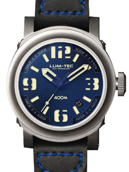 Lum-Tec 42mm High-Beat Automatic Watch with AR Sapphire Crystal #400M-2