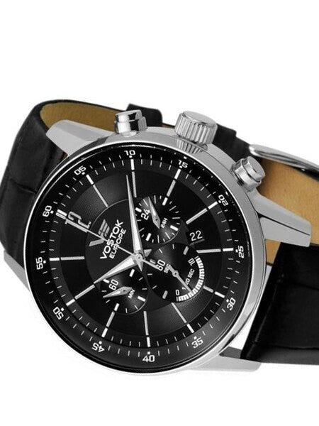 Vostok-Europe Gaz-Limo Quartz Chronograph with 24-Hour Sub-Dial Vostok-Europe Gaz-Limo Quartz Chronograph Watch #5611297