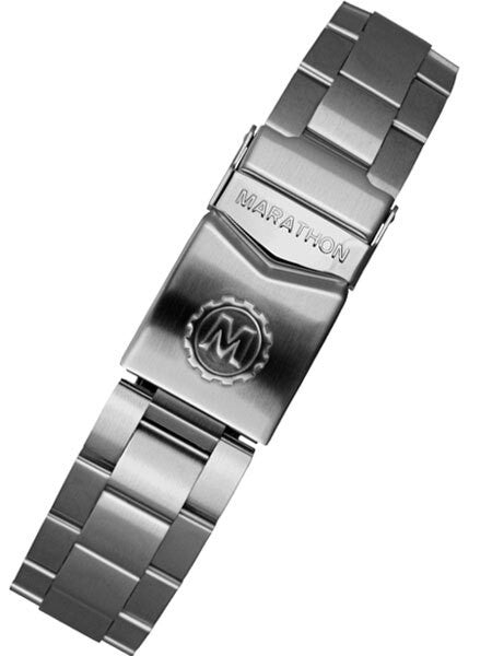 Marathon Brushed Finish Solid Link Bracelet #WW005005MA (20mm)