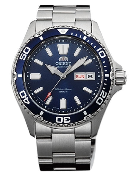Scratch and Dent - Orient Mako USA II Blue Dial Automatic Dive Watch with Sapphire Crystal #AA0200BD