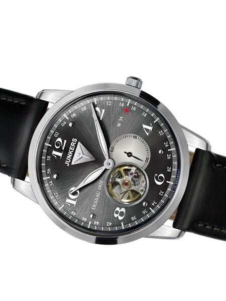 Junkers Dessau 1926 Flatline Automatic, Open-Heart Dress Watch #6360-2