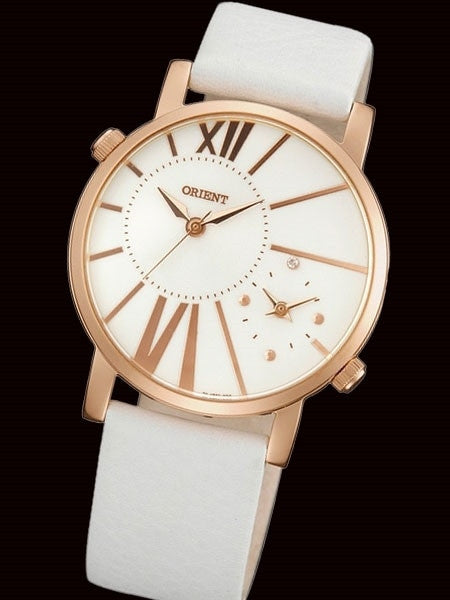 Orient Valentina Dual-Time Watch with Two Quartz Movements #UB8Y001W