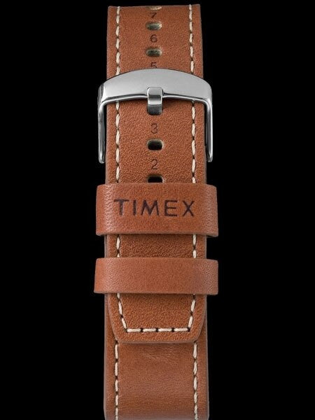 Timex 42mm Waterbury Quartz Chronograph with Black Dial and INDIGLO Night-Light #TW2P84300VQ