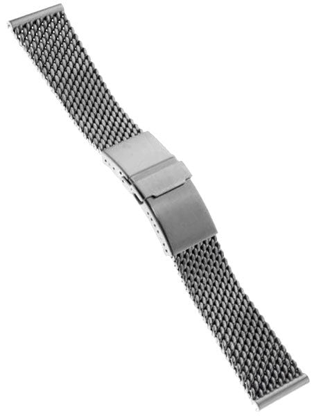 STAIB Polished Mesh Bracelet #STEEL-2784-20697APB-P (Straight End, 22mm)