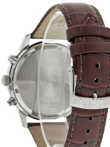 Seiko Quartz Chronograph with 12-Hour Totalizer Function and Beige Dial  #SNDC31P1