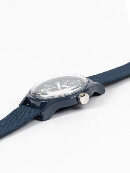 Timex 36mm MK1 Resin Quartz Watch with Blue Dial and Nylon Strap #TW2R13900VQ