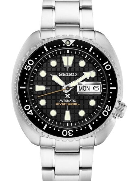 Seiko King Turtle Prospex Automatic Dive Watch with Black Dial and a Sapphire Crystal #SRPE03