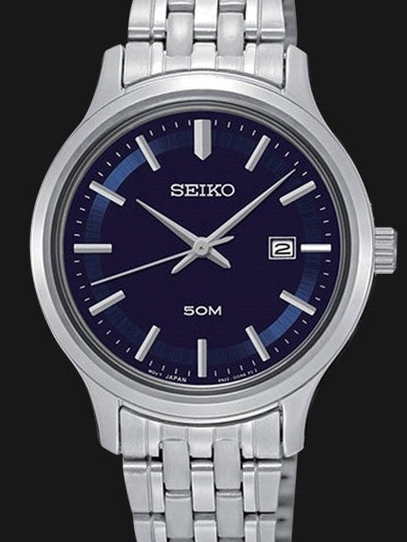 Seiko Women's Quartz Dress Watch with Bracelet and Blue Dial #SUR797