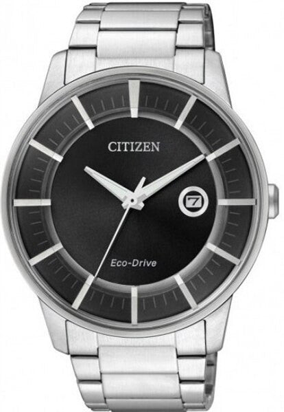 Citizen Eco-Drive Dress Watch with Black Dial and 7-Month Power Reserve #AW1260-50E