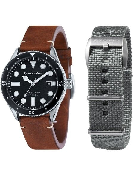 Spinnaker Cahill Automatic Sports Watch with 43mm Case and Black Dial #SP-5033-01