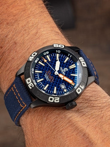 Ocean Crawler Dream Diver Swiss Automatic Watch with Domed AR Sapphire Crystal #CD-721