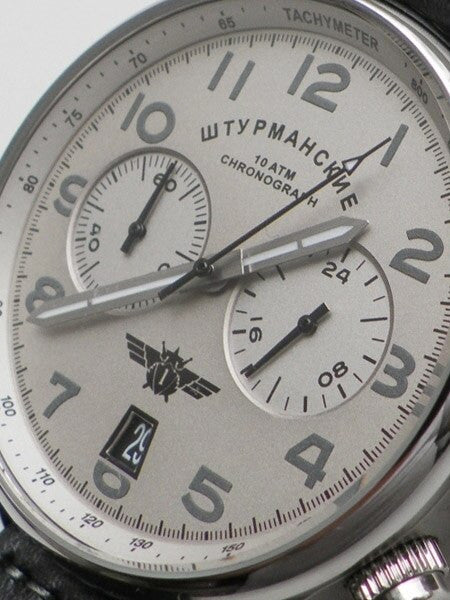 Sturmanskie Space Pioneers Quartz Chronograph Watch with 24-hour Sub-Dial #3355852