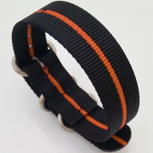 3-Ring Nylon Tactical Field Strap with Matte Finish Steel Buckle #TFS-23-SS