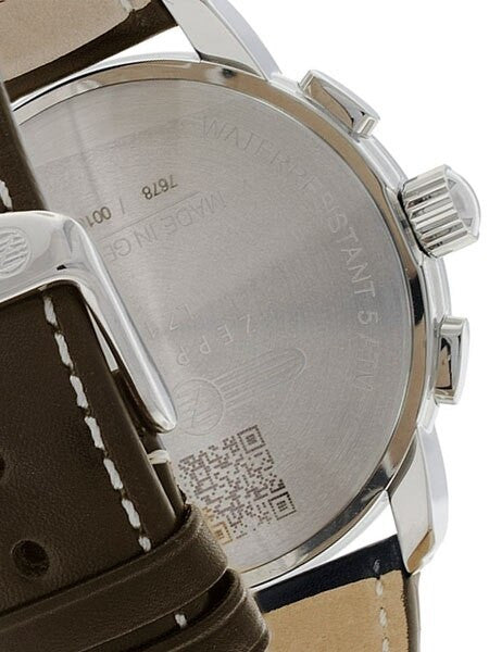 Graf Zeppelin LZ 127 Quartz Chronograph Watch with Creme Dial #7678-5