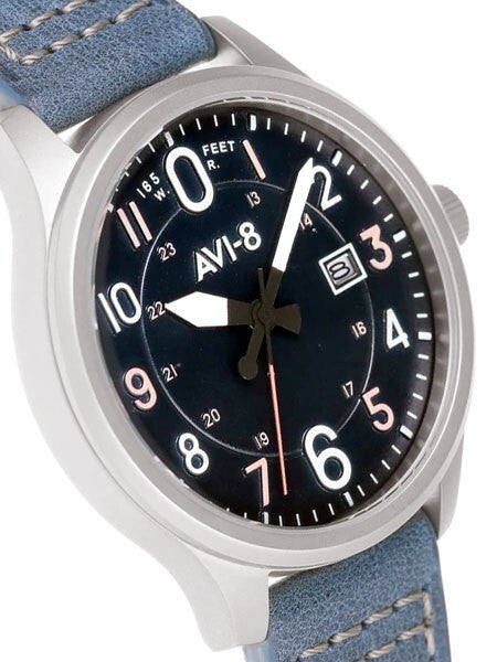 AVI-8 Hawker Hurricane Aviator Watch with Altimeter Style Dial #AV-4053-0F