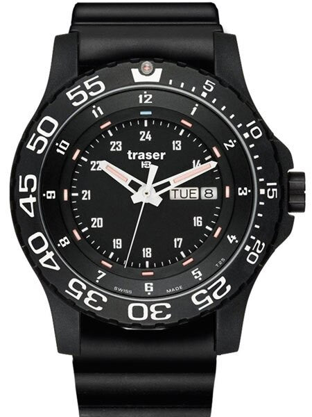 Traser Elite Red Military Watch with 45mm Case and a Sapphire Crystal #100378