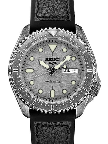 Seiko 5 Sports 24-Jewel Automatic Watch with Aged-Patina SS Case #SRPE79