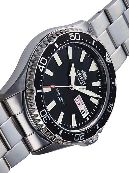 Orient Kamasu Black Dial Automatic Dive Watch with Sapphire Crystal #RA-AA0001B19A