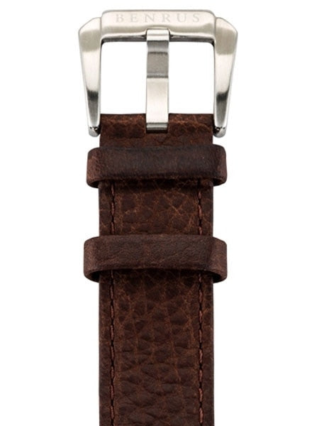 BENRUS 41mm Stainless Steel, Military-Inspired Quartz Infantry Watch #BR021D