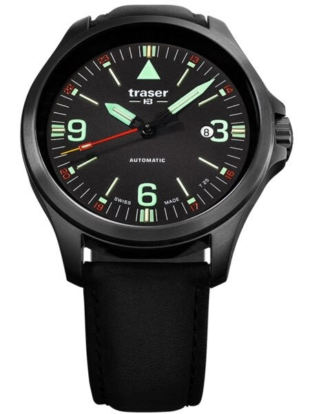 Traser P67 Officer Pro Swiss Automatic PVD Case Watch with an Anti-Reflective Sapphire Crystal #108075