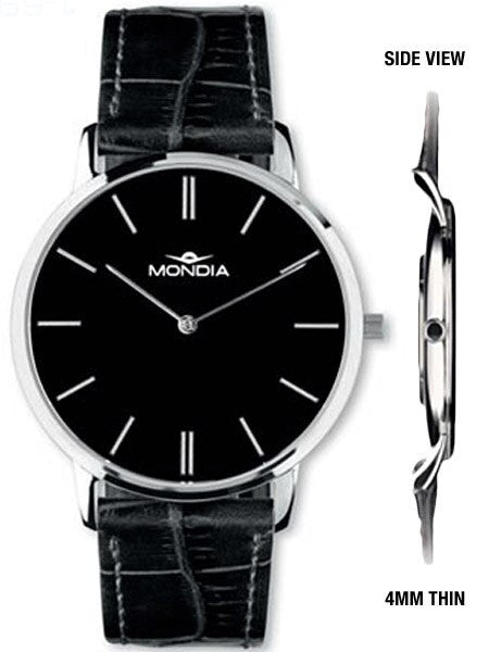 Mondia Classic Ultra-Thin Dress Watch with Sapphire Crystal #1-692-1
