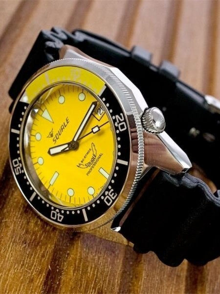 Squale 500 meter Professional Swiss Automatic Dive watch with Sapphire Crystal #1521-026-Y