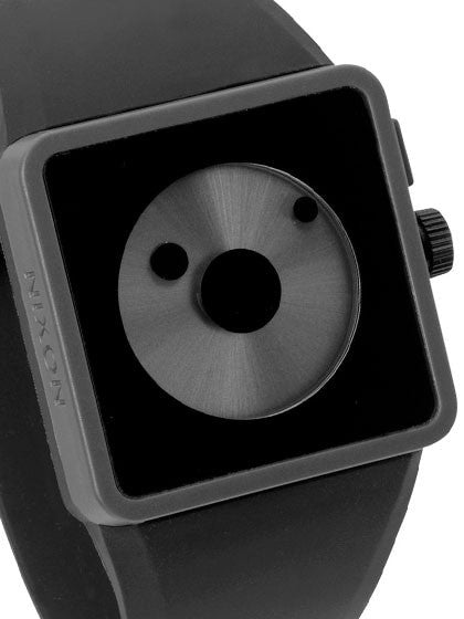 Nixon Newton Watch with Unique Rotating Disc Display, Nite Light  #A116-007