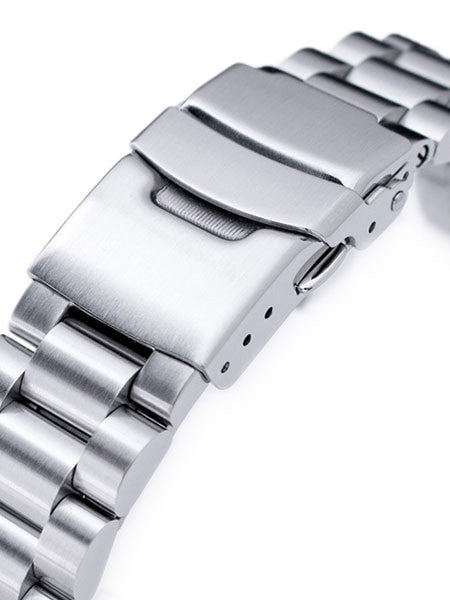 Strapcode 20mm Endmill Stainless Steel Watch Bracelet, Straight End #SS201803B030S