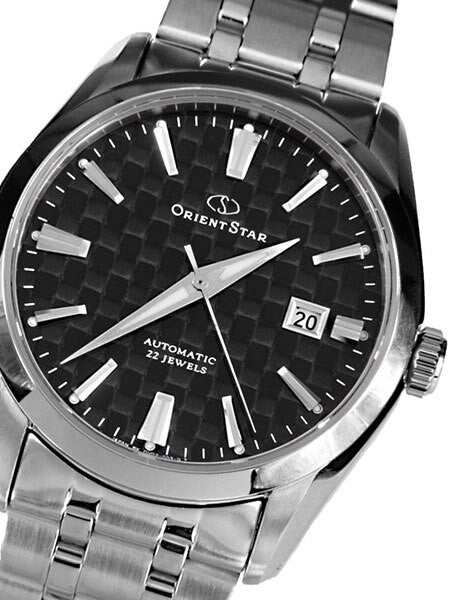 Orient Star Standard-Date Automatic with Sapphire Crystal and Carbon Fiber Dial #DV02002B