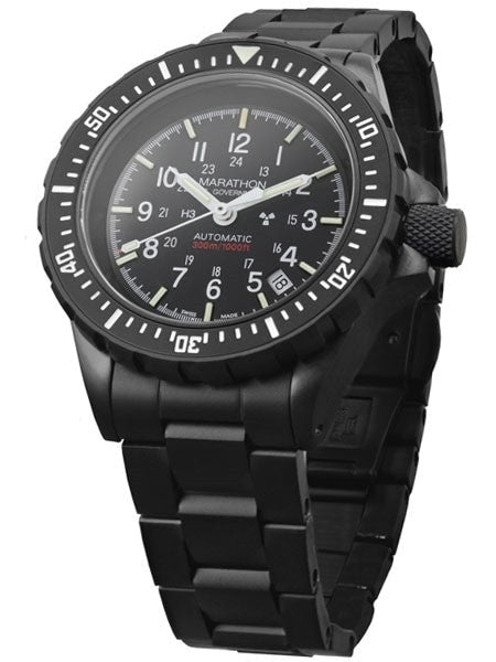 Marathon GSAR Anthracite Automatic Military Divers Watch #WW194006BKBRACE