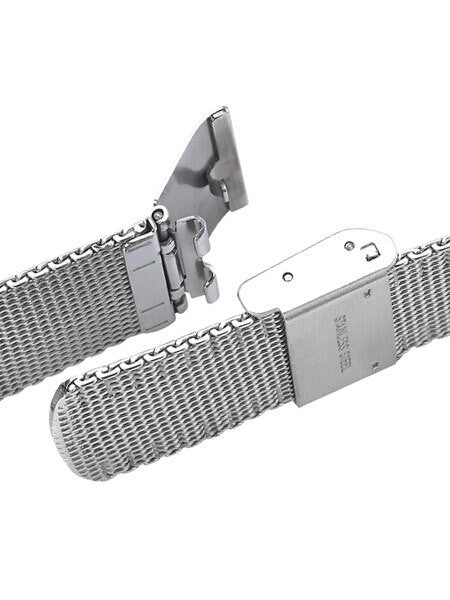Vollmer Polished Mesh Bracelet with Easy Adjust Push Buckle #90460H4 (22mm)