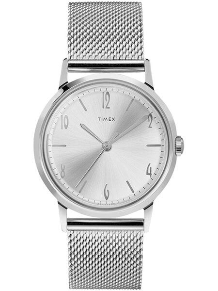 Timex 34mm Marlin Mechanical (Hand Wind) Watch with Mesh Bracelet #TW2T18500ZV
