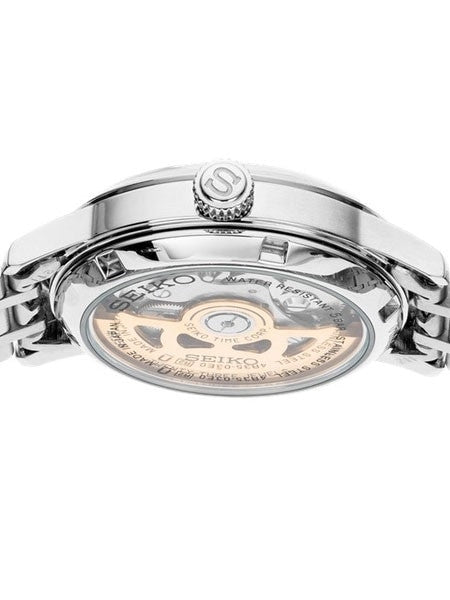 Seiko Presage Limited Edition Automatic Dress Watch with with Textured White Dial #SRP843