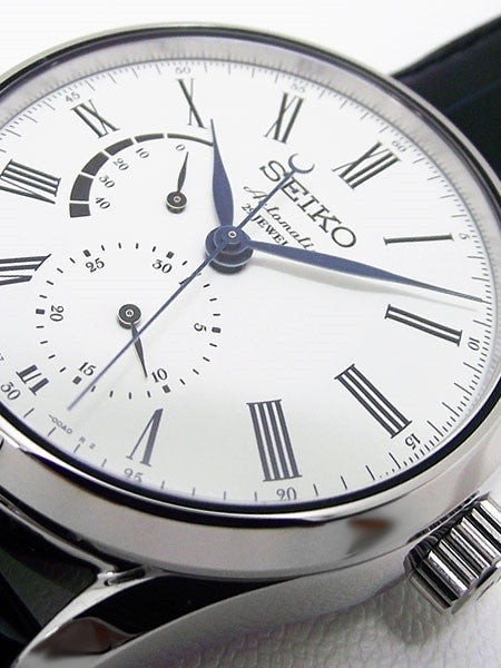 Seiko Presage 29-Jewel Automatic Dress Watch with Power Reserve, and Sapphire Crystal  #SARW011