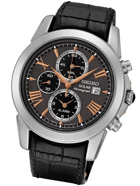 Seiko Le Grand Sport Solar Powered Chronograph with Stopwatch and Alarm #SSC379