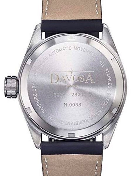 Davosa Military Swiss Automatic 200 Meter Pilot Watch with Black Dial #16151154