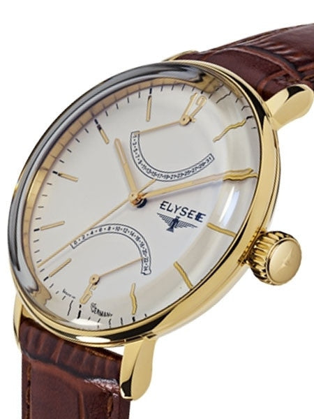 Elysee 42mm Sithon Quartz Dress Watch with GMT and Date Sub-Dials #13271