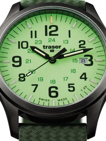 Traser Officer Pro Luminous Dial Watch with an Anti-Reflective Sapphire Crystal #107424