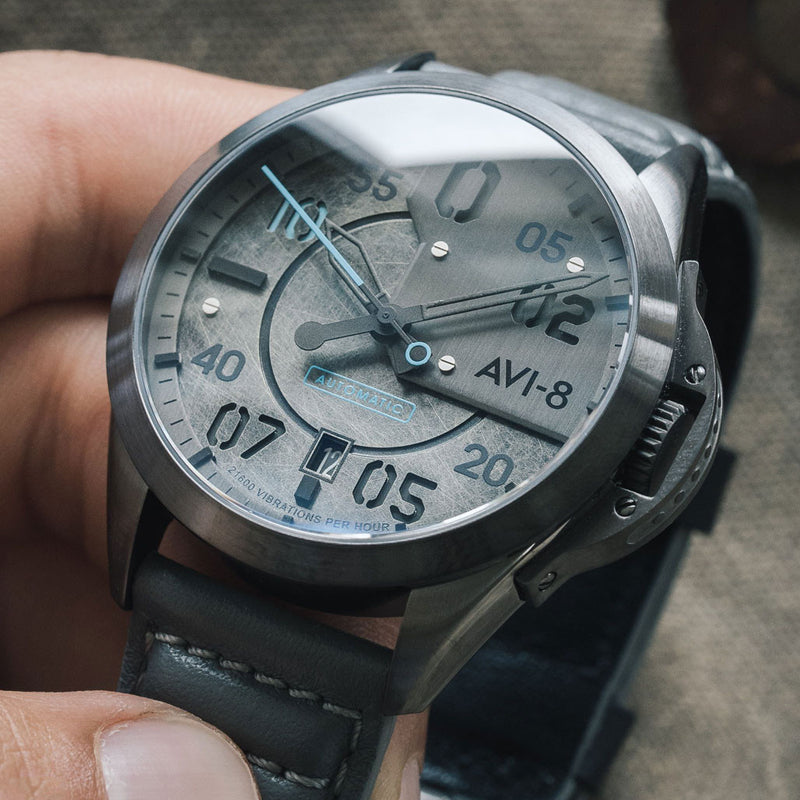 AVI-8 P-51 Mustang Hitchcock, Automatic Pilot Watch with AR Sapphire Crystal #AV-4086-04