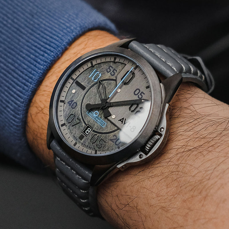 AVI-8 P-51 Mustang Hitchcock, Automatic Pilot Watch with AR Sapphire Crystal #AV-4086-04