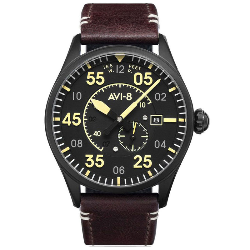 AVI-8 Spitfire Type 300 Edition, 21-Jewel Automatic Pilot Watch, AR Sapphire Crystal#AV-4073-33