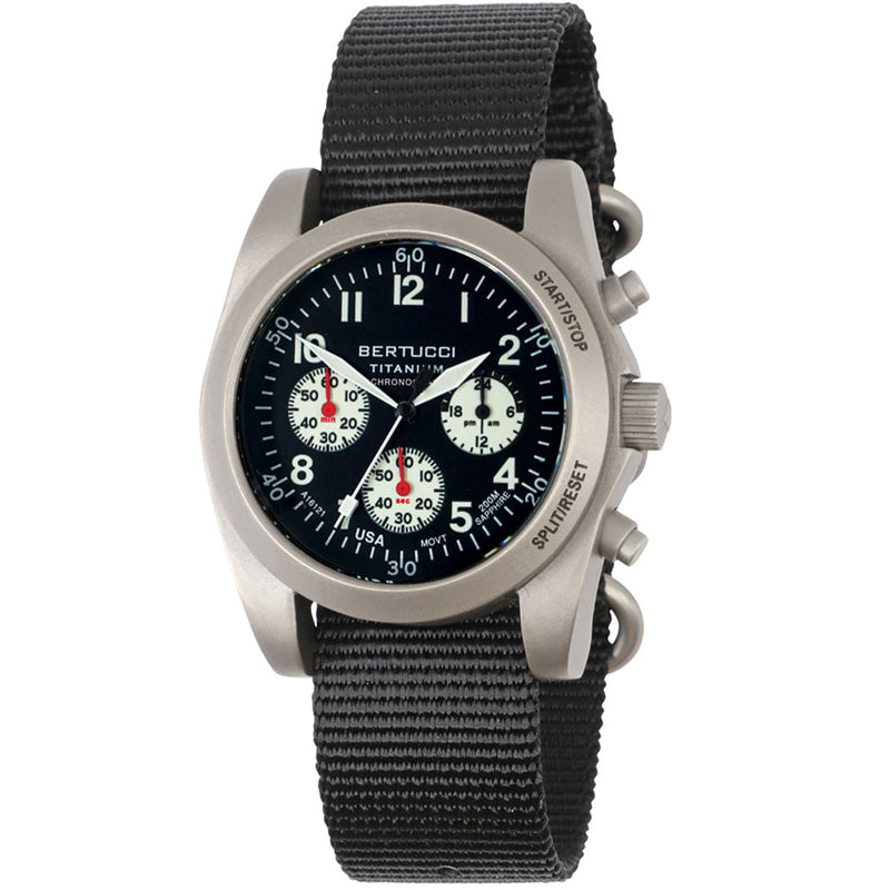 Bertucci A-11T American Field Titanium Chronograph Watch with Sapphire Crystal #13343