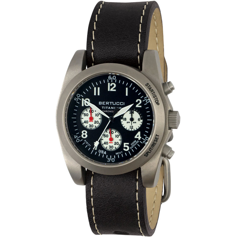 Bertucci A-11T American Field Titanium Chronograph Watch with Sapphire Crystal #13345