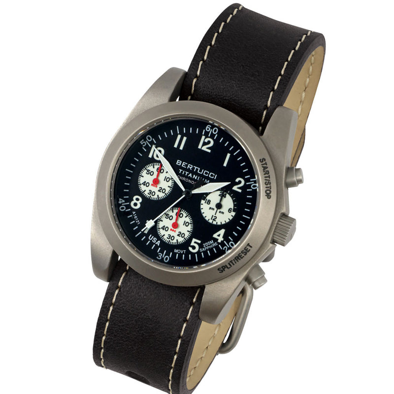 Bertucci A-11T American Field Titanium Chronograph Watch with Sapphire Crystal #13345
