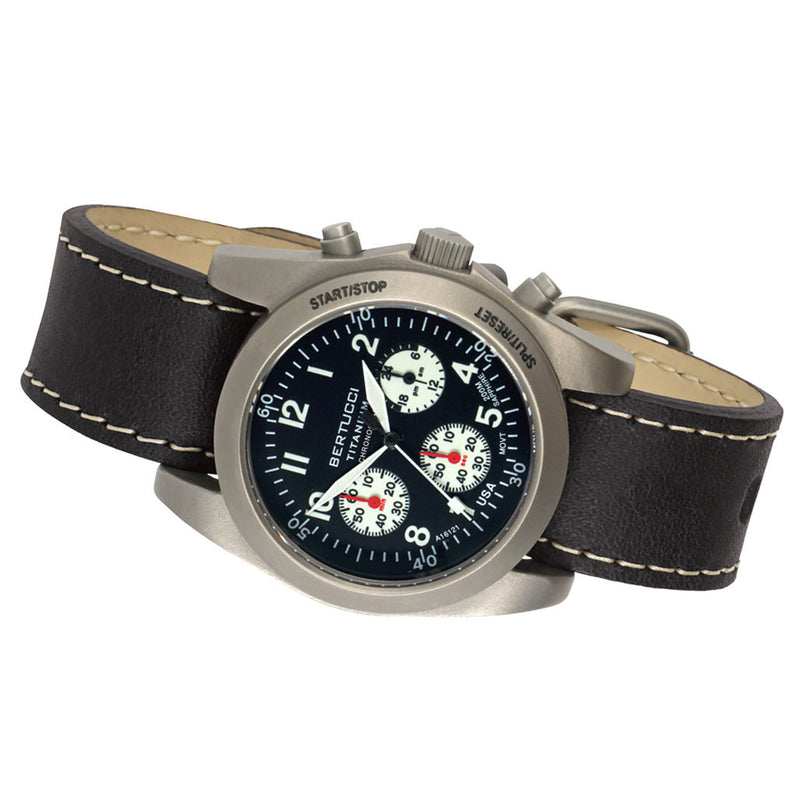 Bertucci A-11T American Field Titanium Chronograph Watch with Sapphire Crystal #13345